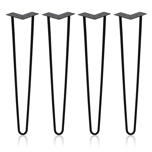 Goluckyin 4er Hairpin Legs desk table legs 45cm 2 rod