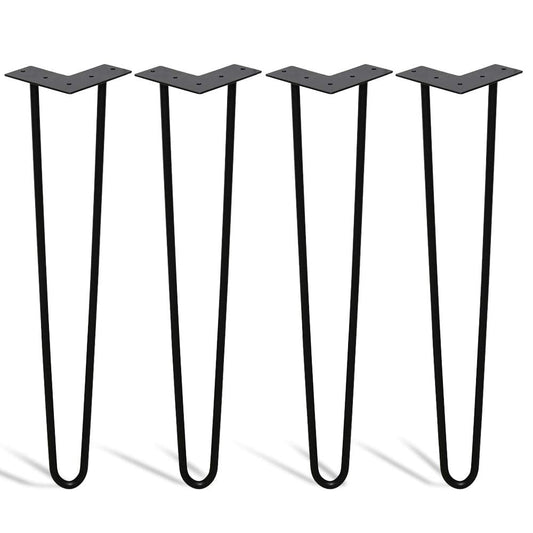 Goluckyin 4er Hairpin Legs desk table legs 40cm 2 rod