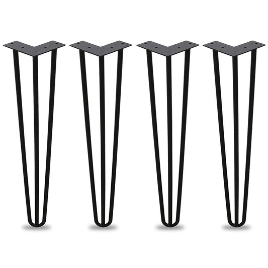 Goluckyin 4er Hairpin Legs desk table legs 30cm 3 rod