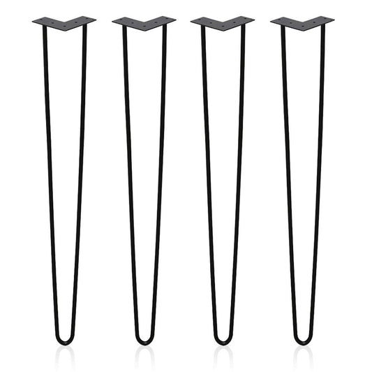 Goluckyin 4er Hairpin Legs Desk Table Legs 61cm 2 rod